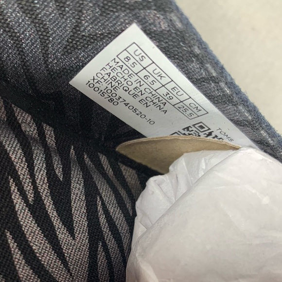 NIB TOMS Women’s Julie Slingback Flat in Black Suede Size 8.5 - Picture 6 of 11